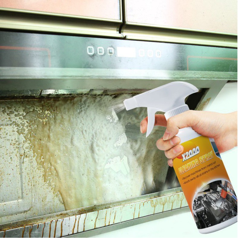 Dung dịch tẩy rửa X2000 đánh bay mọi vết bẩn, dung dịch tẩy rửa đa năng nhà bếp Công nghệ Nhật Bản