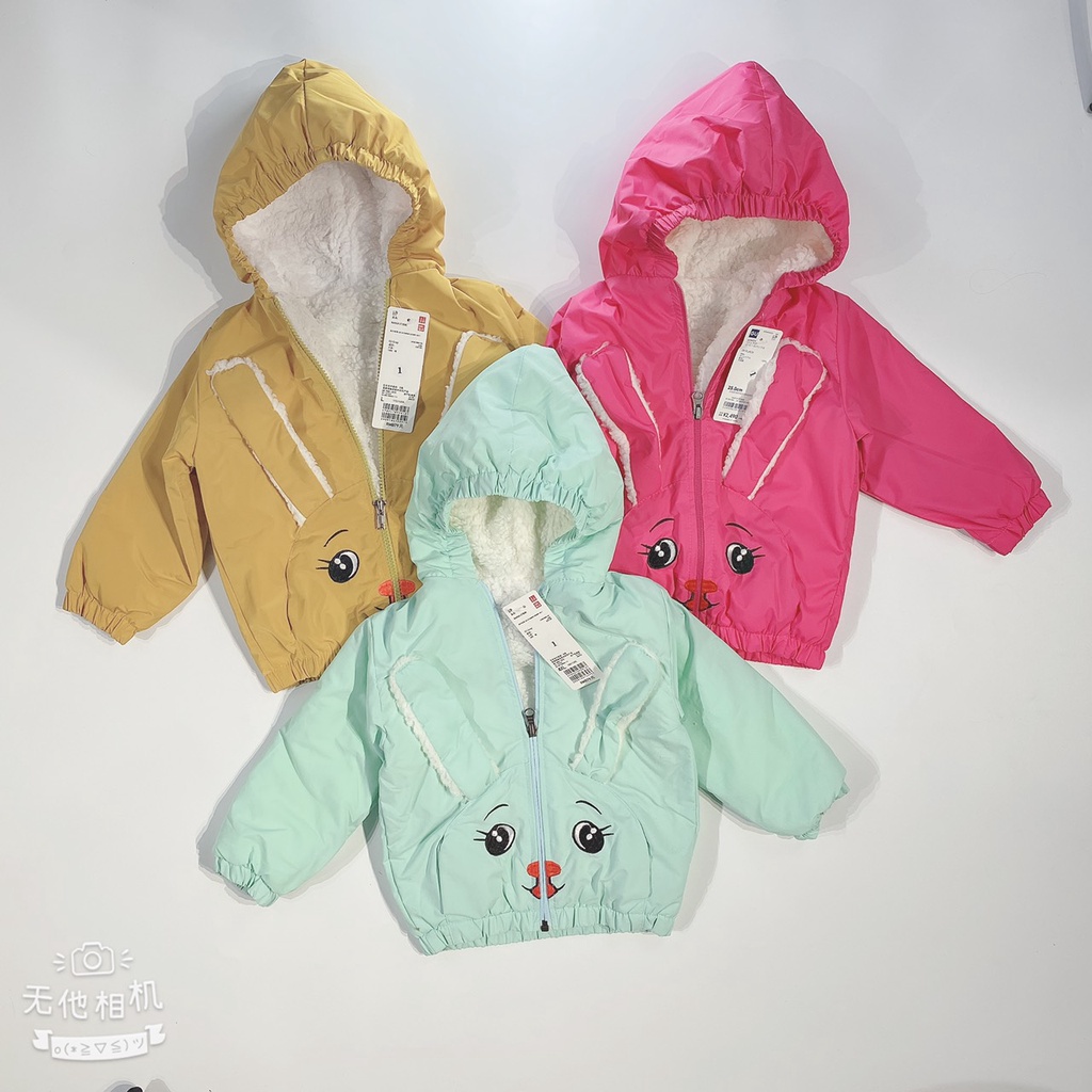 Áo Phao Tai Thỏ dài Lót Lông cho bé trai,bé gái 10-23kg M8 Shop Kids QATE466