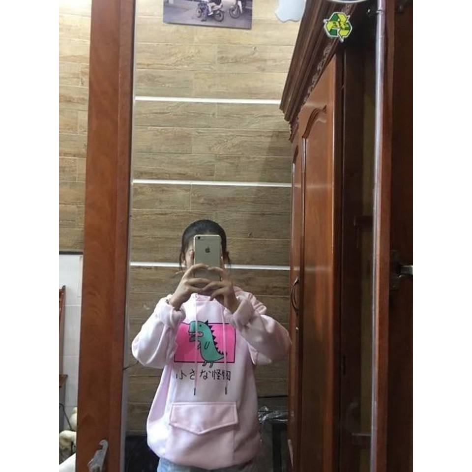 [Mã WASTMAY giảm 15% tối đa 30K đơn 150K] Áo Khoác Nỉ Hoodie Túi Khủng Long So Cute Có Sừng Cực Đẹp Cho Teen (Hình Thật) | BigBuy360 - bigbuy360.vn