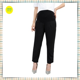 [MUA 1 TẶNG 1]Quần bầu baggy vải công sở siêu đẹp có đáp bụng co giãn Q208