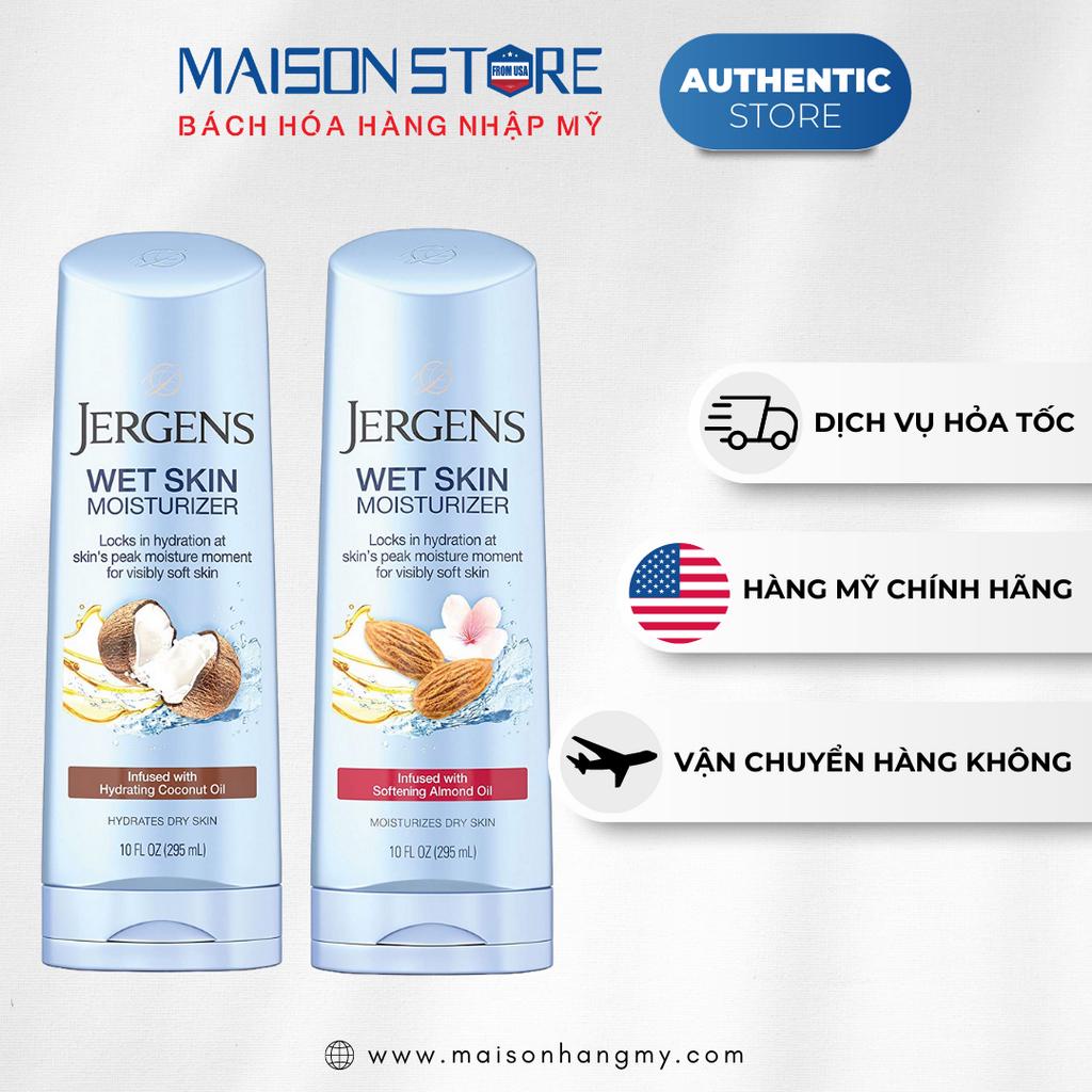 DƯỠNG THỂ CAO CẤP JERGENS WEIGHTLESS WET SKIN (295ml) - Hàng Nhập USA Chính Hãng