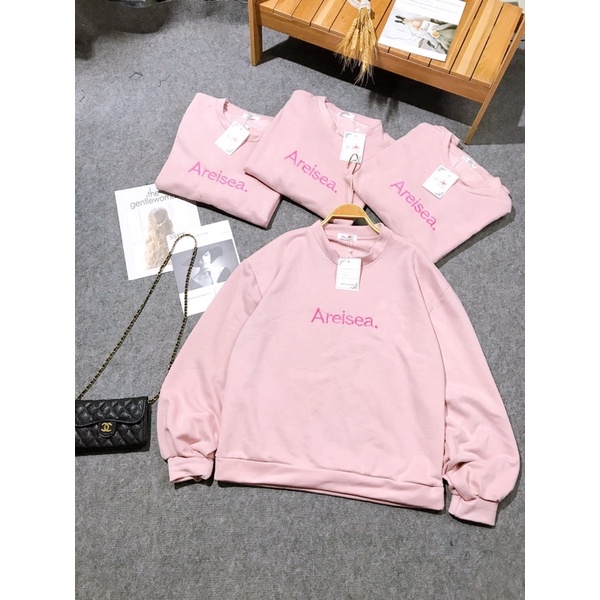 Áo Sweater Chất Nỉ Ngoại Xinh Xỉu Tay Bồng