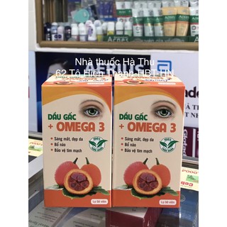 Viên uống Dầu gấc + Omega 3 -tăng sức đề kháng, tốt cho mắt