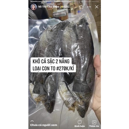 (SHIP SIÊU TỐC 1H) KHÔ CÁ SẶC 2 NẮNG NGON