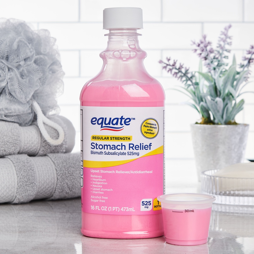 DUNG DỊCH HỖ TRỢ CÁC VẤN ĐỀ TIÊU HÓA EQUATE STOMACH RELIEF  - Hàng Nhập USA Chính Hãng