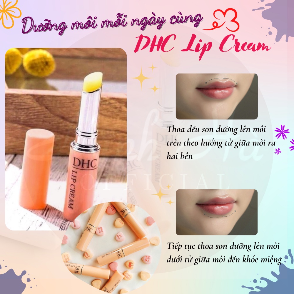 Son dưỡng DHC Lip Cream 1.5g cho môi mềm mại