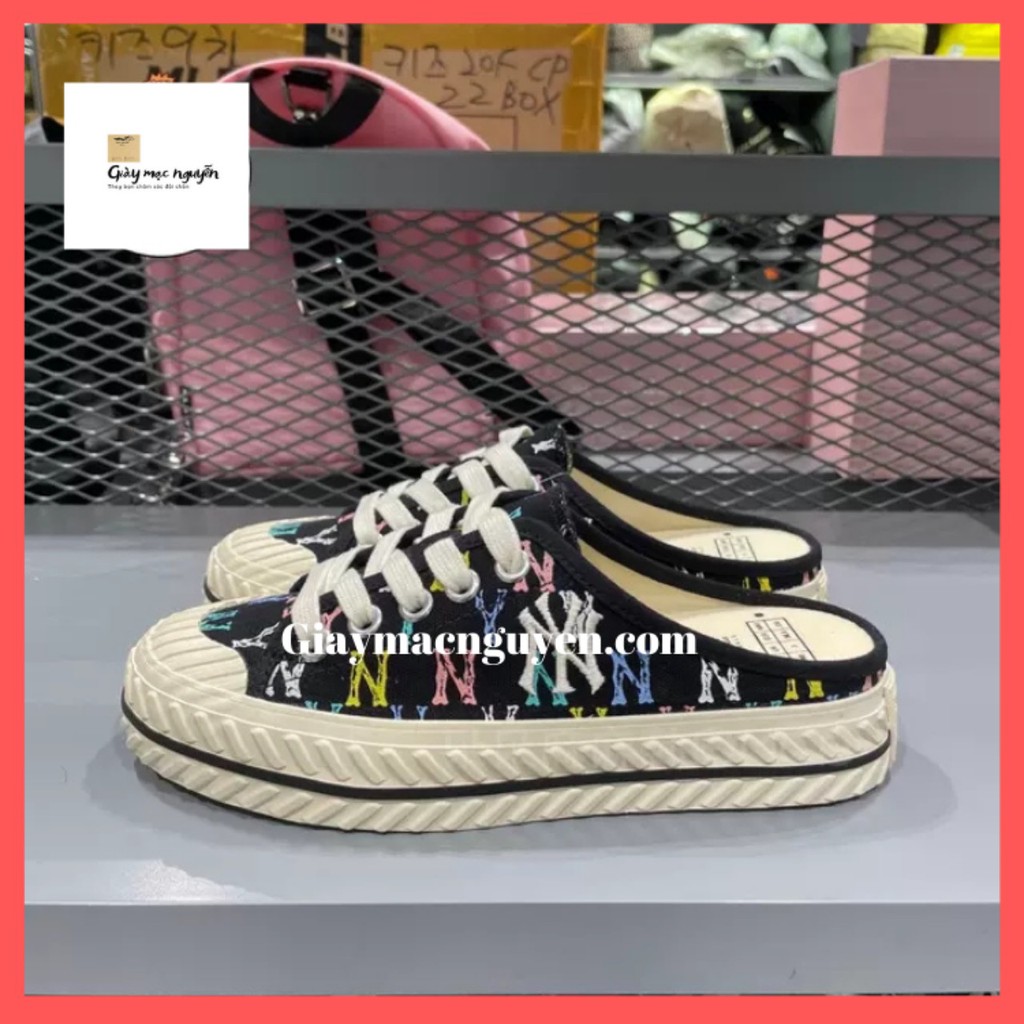[Hàng SPF] Giày sneaker sục đạp gót nữ độn đế in NY Play Sport phong cách ulzzang Hàn Quốc siêu Hot đi cực xinh TH-50 | BigBuy360 - bigbuy360.vn