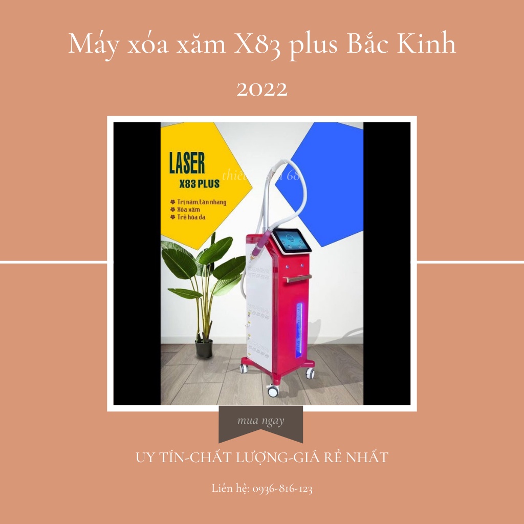 Máy xóa xăm X83 plus Bắc Kinh 2022