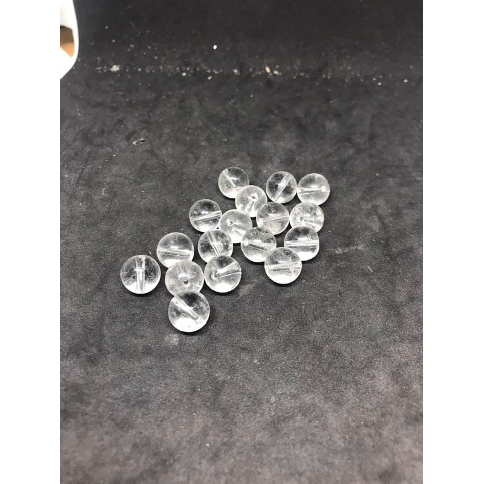 Hạt tròn Clear Quartz - Handmade