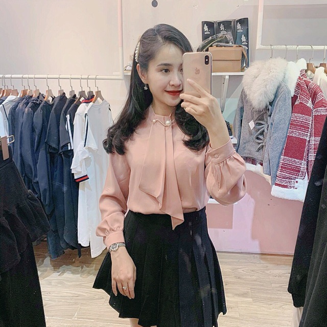 Sơ mi voan lụa