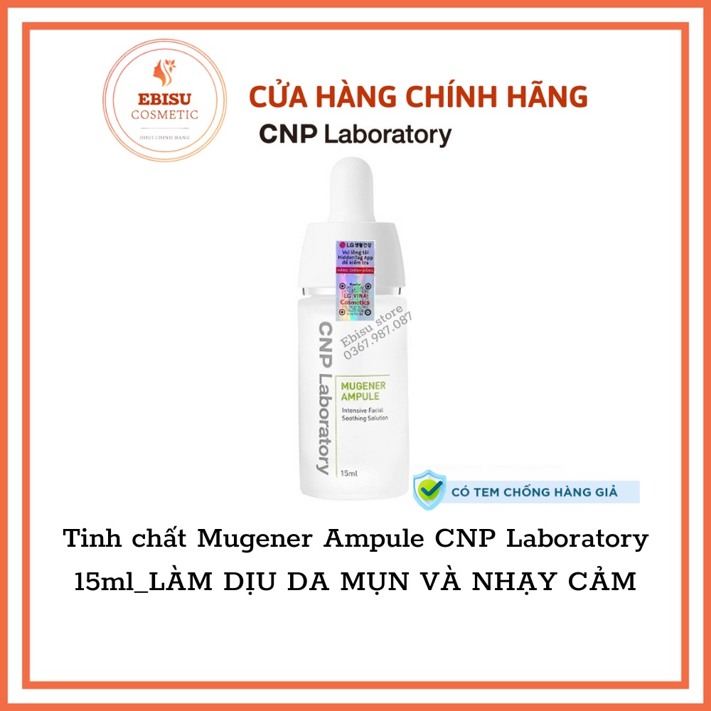 Tinh chất Mugener Ampule CNP Laboratory 15ml_LÀM DỊU DA MỤN VÀ NHẠY CẢM
