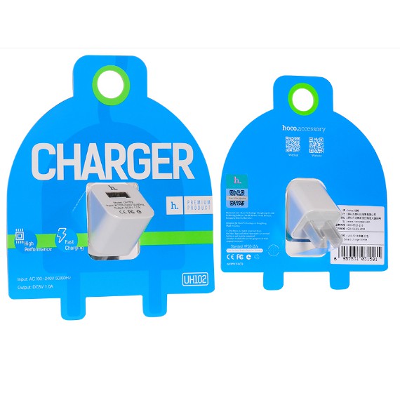 Củ sạc Hoco 1A SMART CHARGER cho iphone UH102 chính hãng | BigBuy360 - bigbuy360.vn