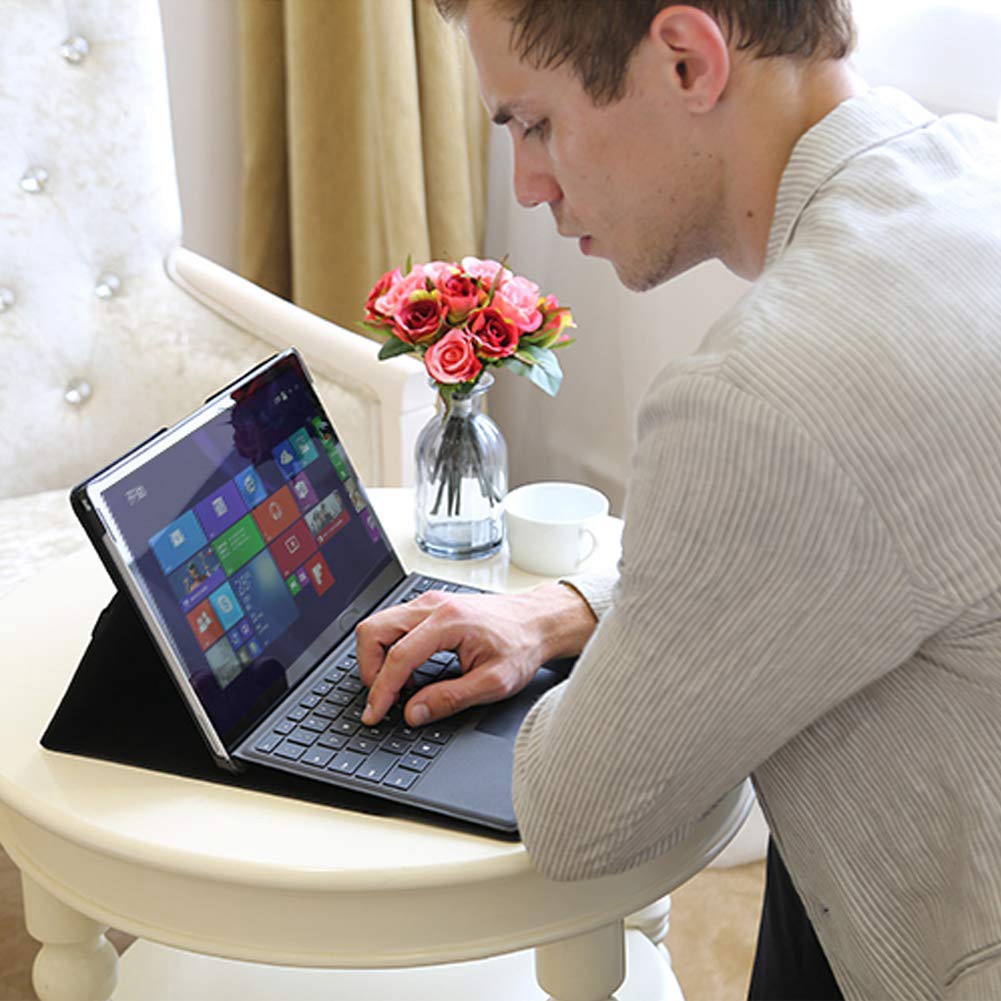 Bao da máy tính bảng bằng PU mềm kèm chân đế cho Microsoft Surface Pro 7/Surface Pro 6/Surface Pro 5/Surface Pro 4