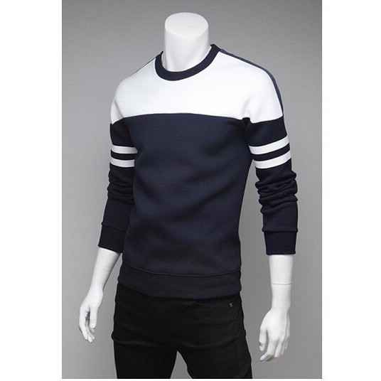 [MỚI LẠ] Áo Thun Nam Tay Dài Phối Sọc Cực Phong Cách | BigBuy360 - bigbuy360.vn