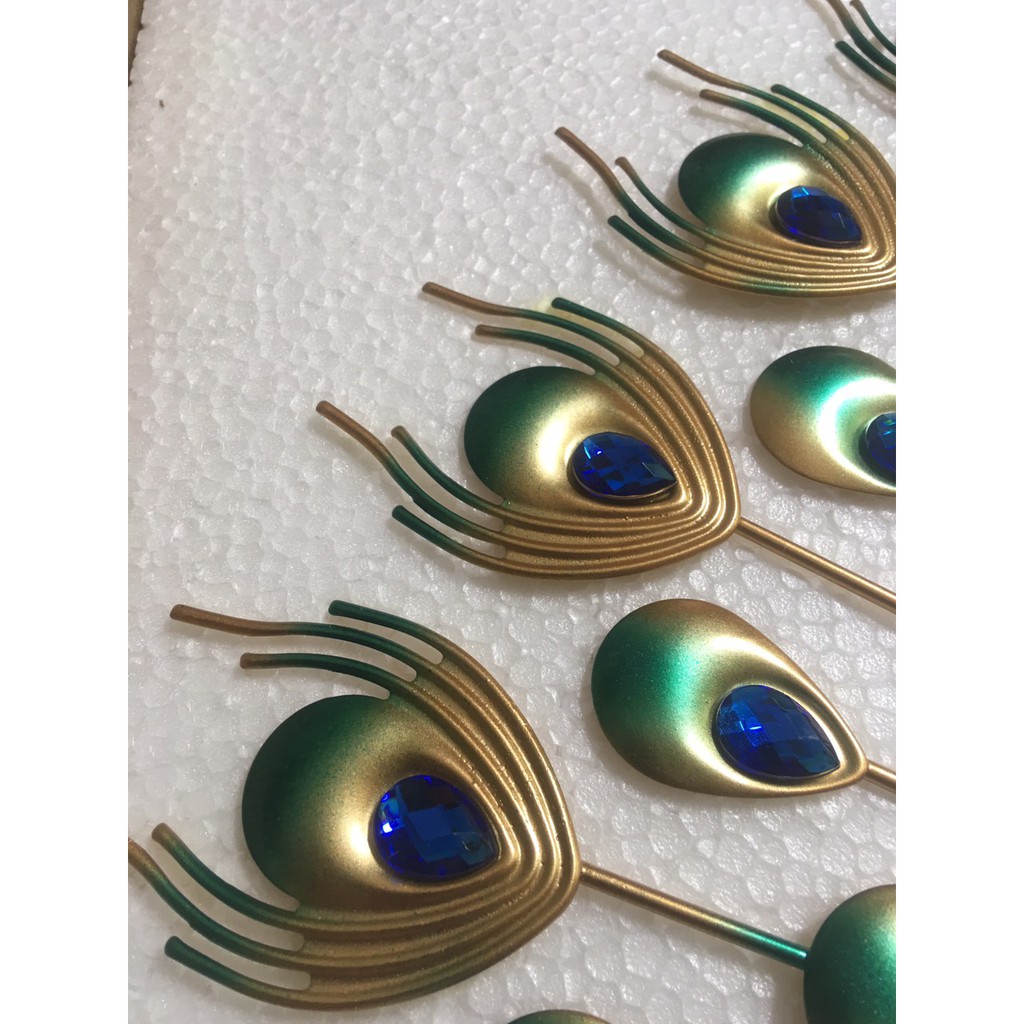 Đồng Hồ Treo Tường Con Công Trang Trí Phòng Khách Chính Hãng Bảo Hành 36 Tháng