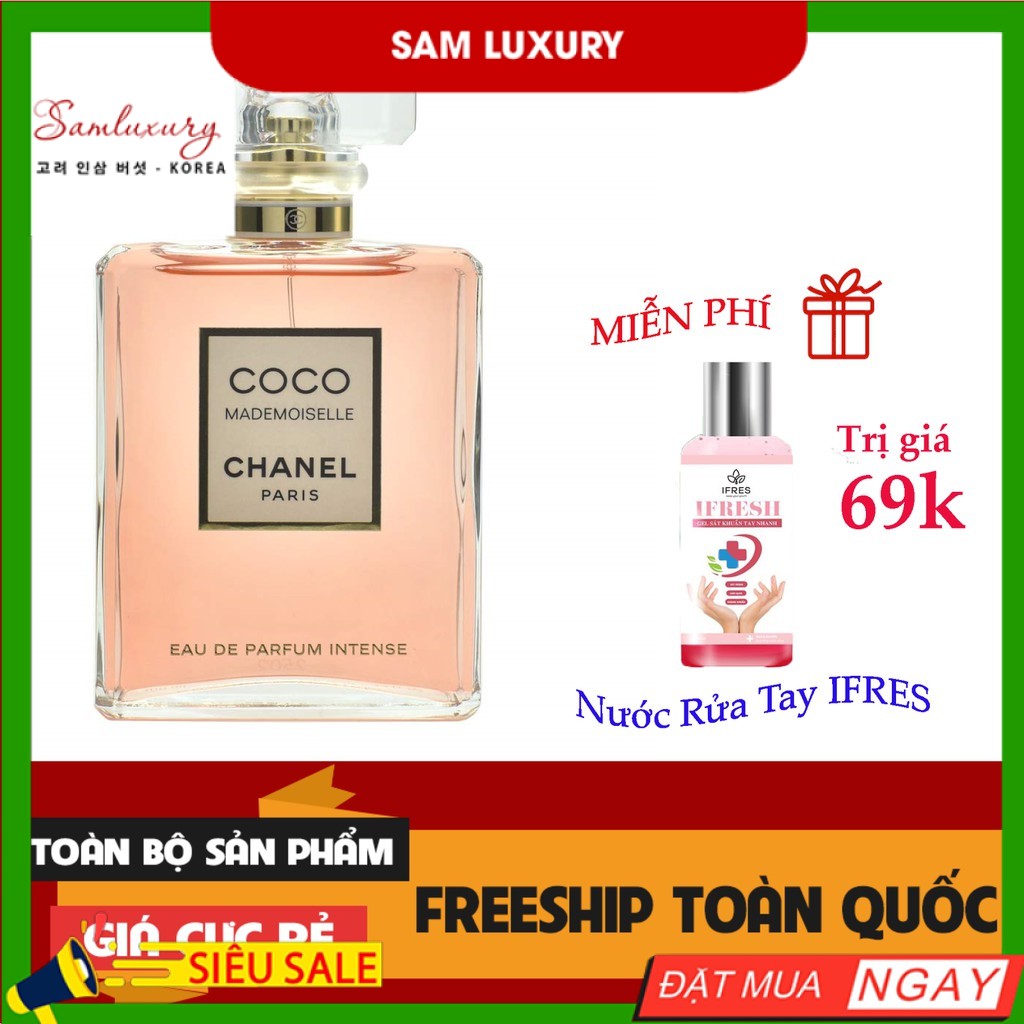 Nước hoa nữ Coco Mademoiselle Intense 100ml, Nước hoa nữ thơm lâu MP72