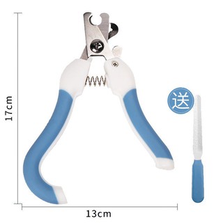 [FREESHIP]Bộ Kìm Bấm Móng, Cắt Móng Cho Chó Mèo - Cán Cong (Kèm Dũa)