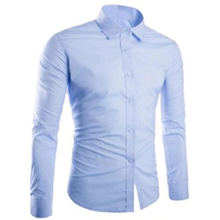 Sơ mi nam dài tay vải cotton nhiểu màu