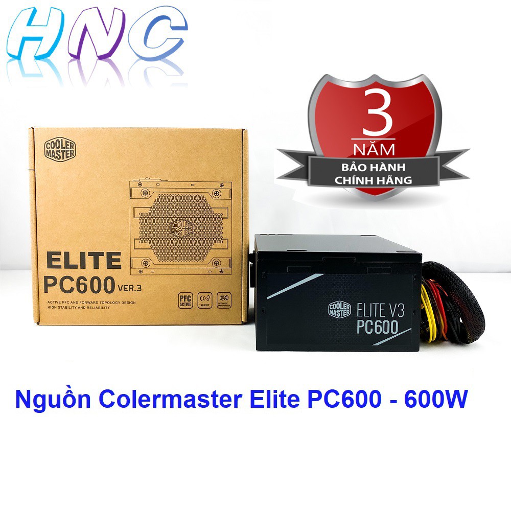 Nguồn máy tính 600W Cooler Master Elite V3 PC600