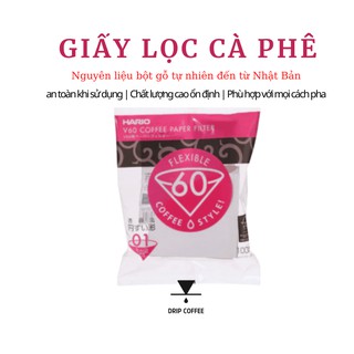 Giấy lọc cà phê hario v60