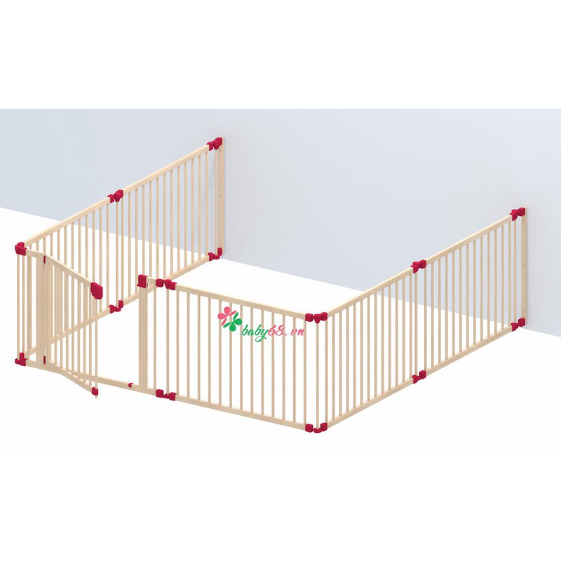 Rào chắn Playpen 5D 6 cánh