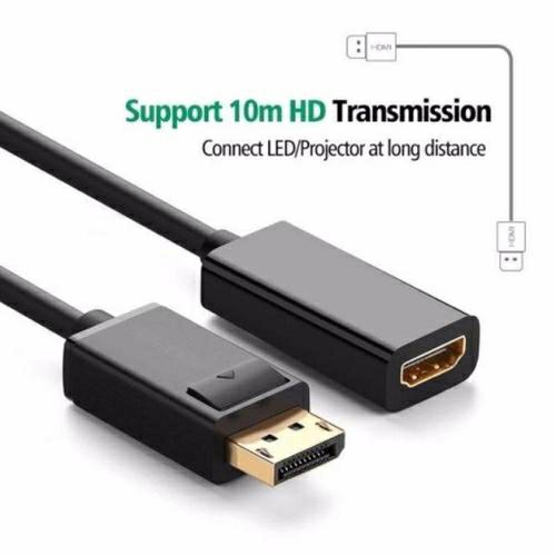 Cáp Chuyển Đổi Cổng DP Sang HDMI 1080P Cho PC TV Máy Tính Laptop