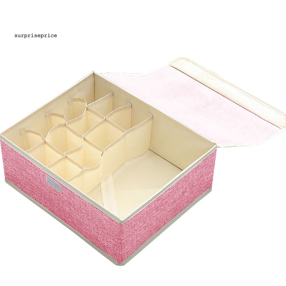 Hộp Đựng Đồ Lót Nhiều Ngăn Bằng Nhựa Cho Tủ Đồ