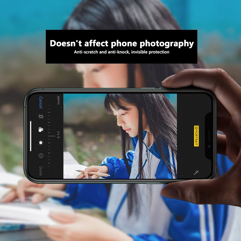 Phù Hợp Miếng Dán Bảo Vệ Ống Kính Máy Ảnh Sau Bằng Kim Loại Cho Iphone 11 11Pro