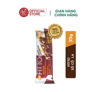 [BÁNH ĂN KIÊNG GIẢM CÂN] Thanh Ngũ Cốc Dinh Dưỡng Gạo Lứt  Và Các Loại Hạt Điều Đậu Phộng Mè – FITTO Chocolate Bar 35g