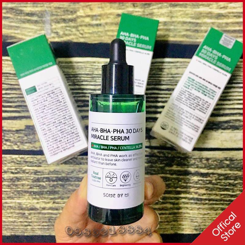 Tinh chất cho da mụn Some By Mi AHA-BHA-PHA 30 Days Miracle Serum 50ml | BigBuy360 - bigbuy360.vn
