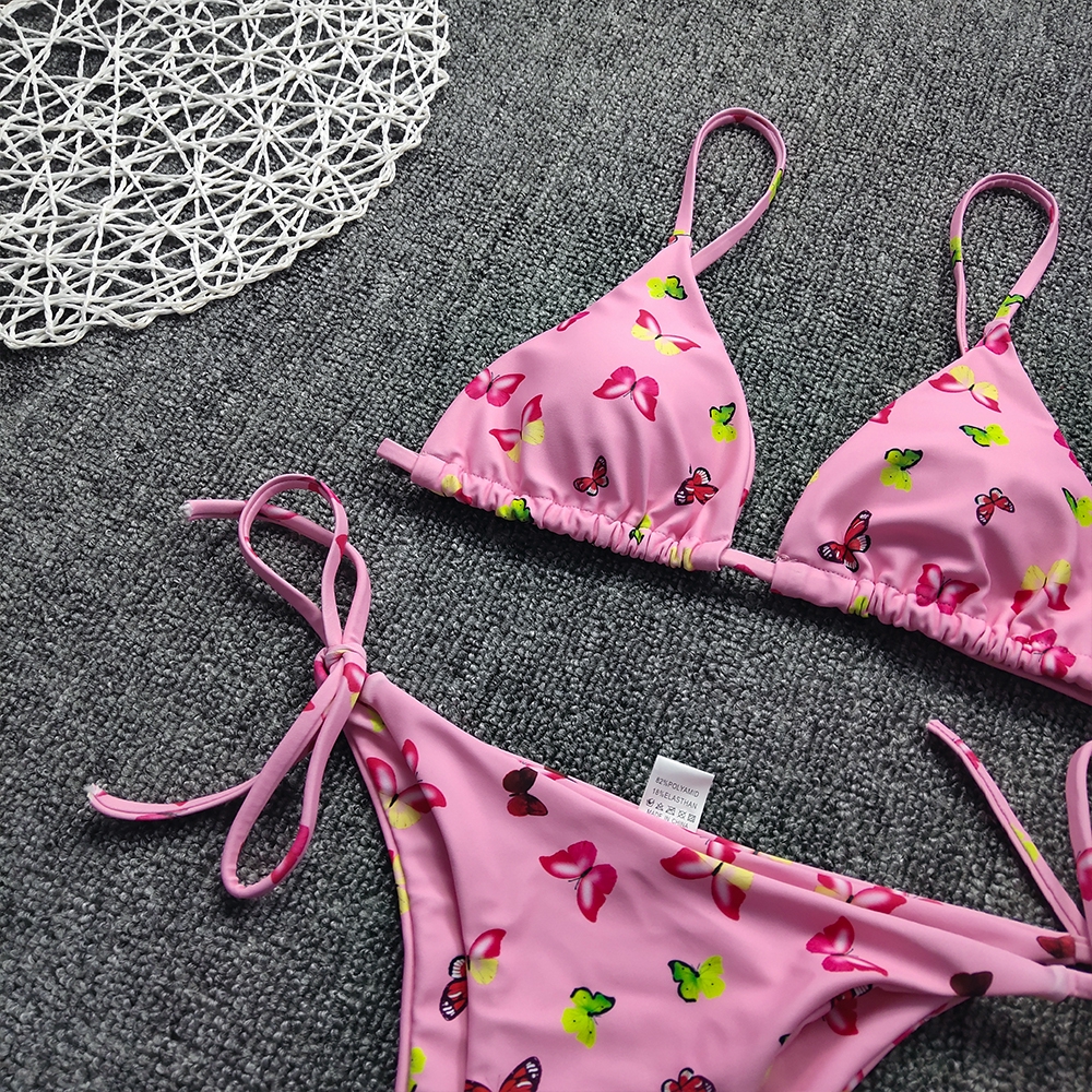 Bộ Bikini 2 Mảnh Họa Tiết Bướm Quyến Rũ Cho Nữ | BigBuy360 - bigbuy360.vn