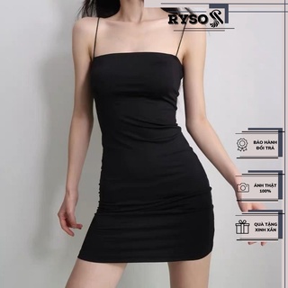 Đầm Body 2s Dáng Ôm, Váy Body 2s Đen - Trắng