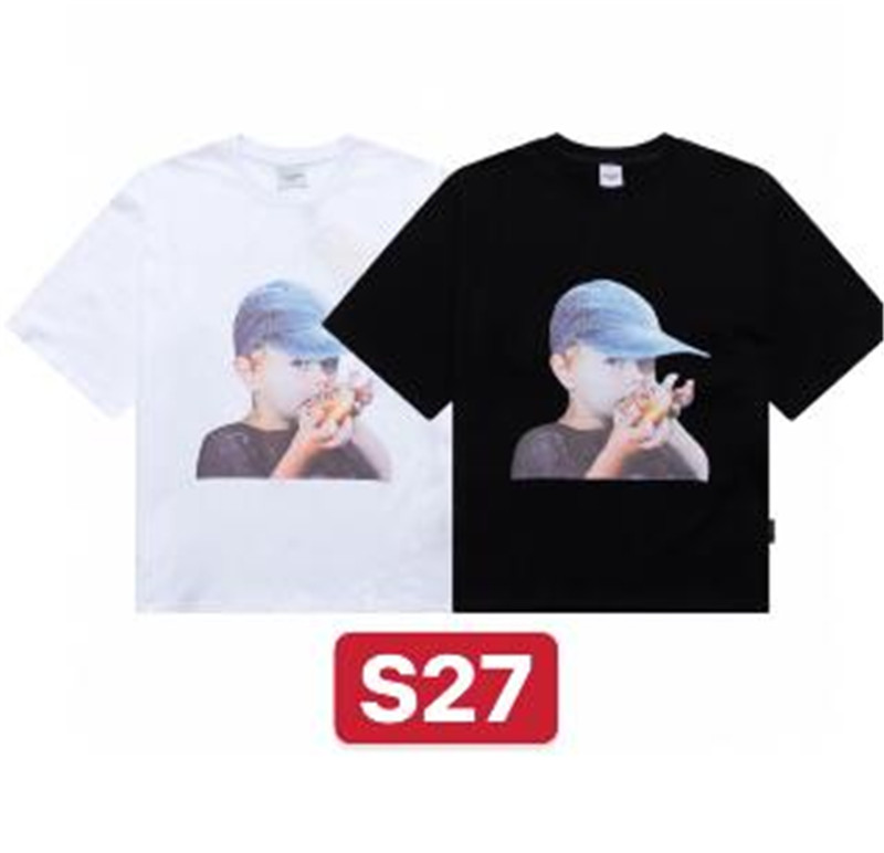 ADLV Áo Thun Tay Ngắn Dáng Rộng Vải Cotton In Họa Tiết Thời Trang Cá Tính Cho Nam Nữ