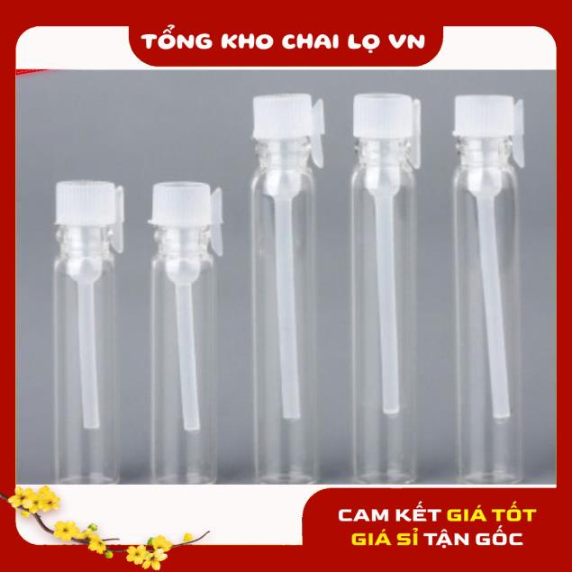 Lọ Chiết Nước Hoa ❤ SIÊU RẺ ❤ 100 Ống chiết, Vỏ chiết, Mẫu thử nước hoa 1ml 2ml 3ml đựng dầu thơm, phụ kiện du lịch