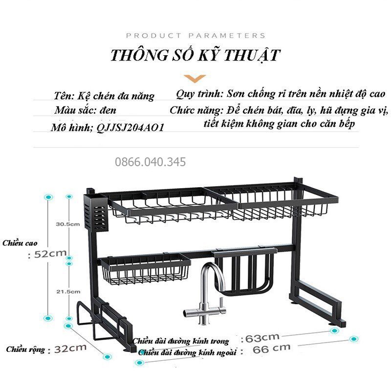 Kệ Chén Đa Năng HINO - Giá Để Bát Đũa Tiện Lợi