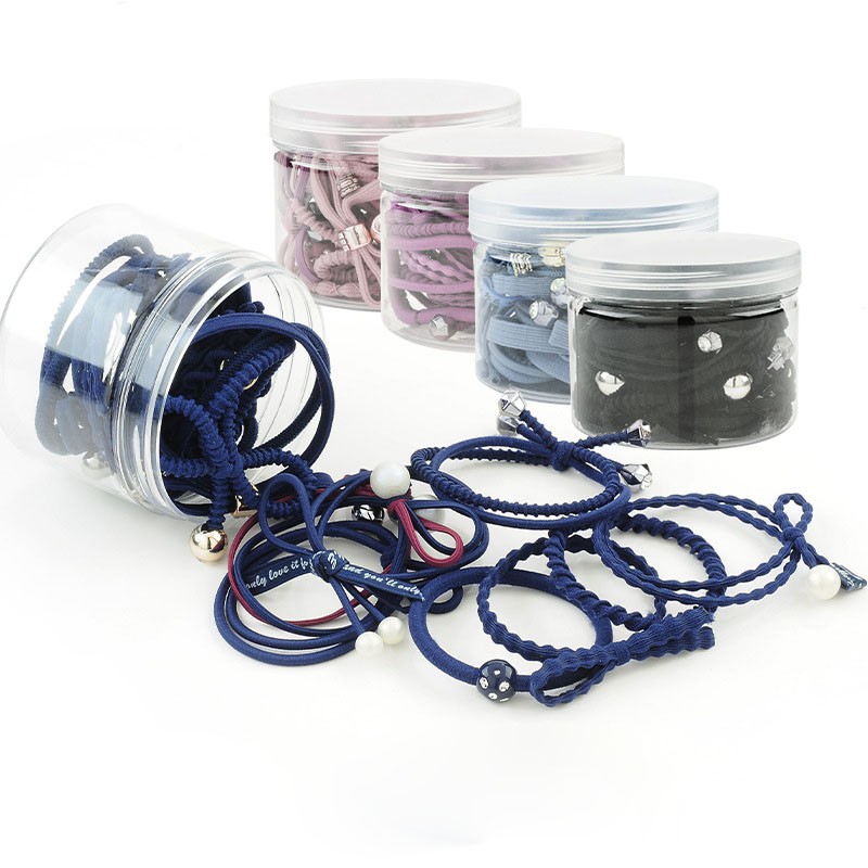 DÂY BUỘC TÓC ⚡️FREESHIP⚡️ Hộp 12 Chun Buộc Tóc Phong Cách Hàn