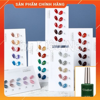 [Chính hãng] Set Sơn gel mắt mèo kim cương Vendeeni ( 5chai ) | Tặng kèm bảng màu | Phụ liệu nail