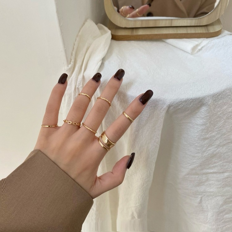 Set Nhẫn Đeo Tay Phong Cách Hàn Quốc Sang Trọng