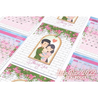 lịch chibi công an