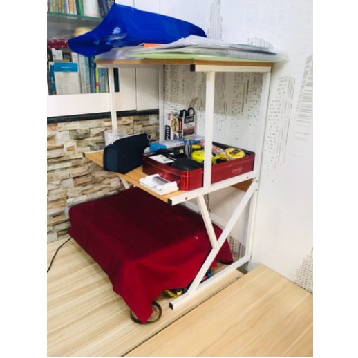 Kệ lò vi sóng 3 tầng sắt sơn tĩnh điện kết hợp với bếp nướng,nồi chiên hiện đại-phòng bếp GM02.42