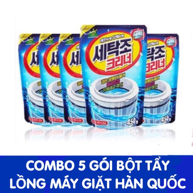 Combo 5 tẩy lồng máy giặt