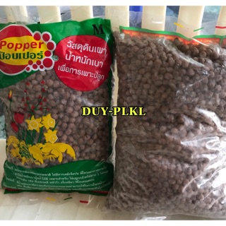 VIÊN ĐẤT NUNG THÁI ( Đá Lecca ) - Sỏi nhẹ Size M - giá 18k/Túi - khoảng 400gr. Đá trồng sen đá, đá poper thái.