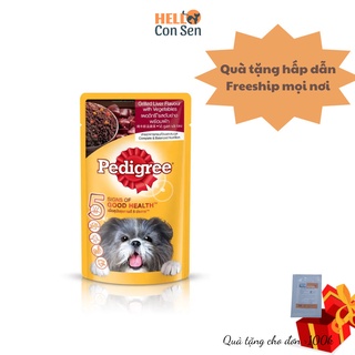 Pate Pedigree 130g dạng pate chó sốt nhuyễn cho chó lớn