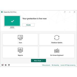 Phần mềm diệt virus Kaspersky Anti Virus (3 Users/1 năm)