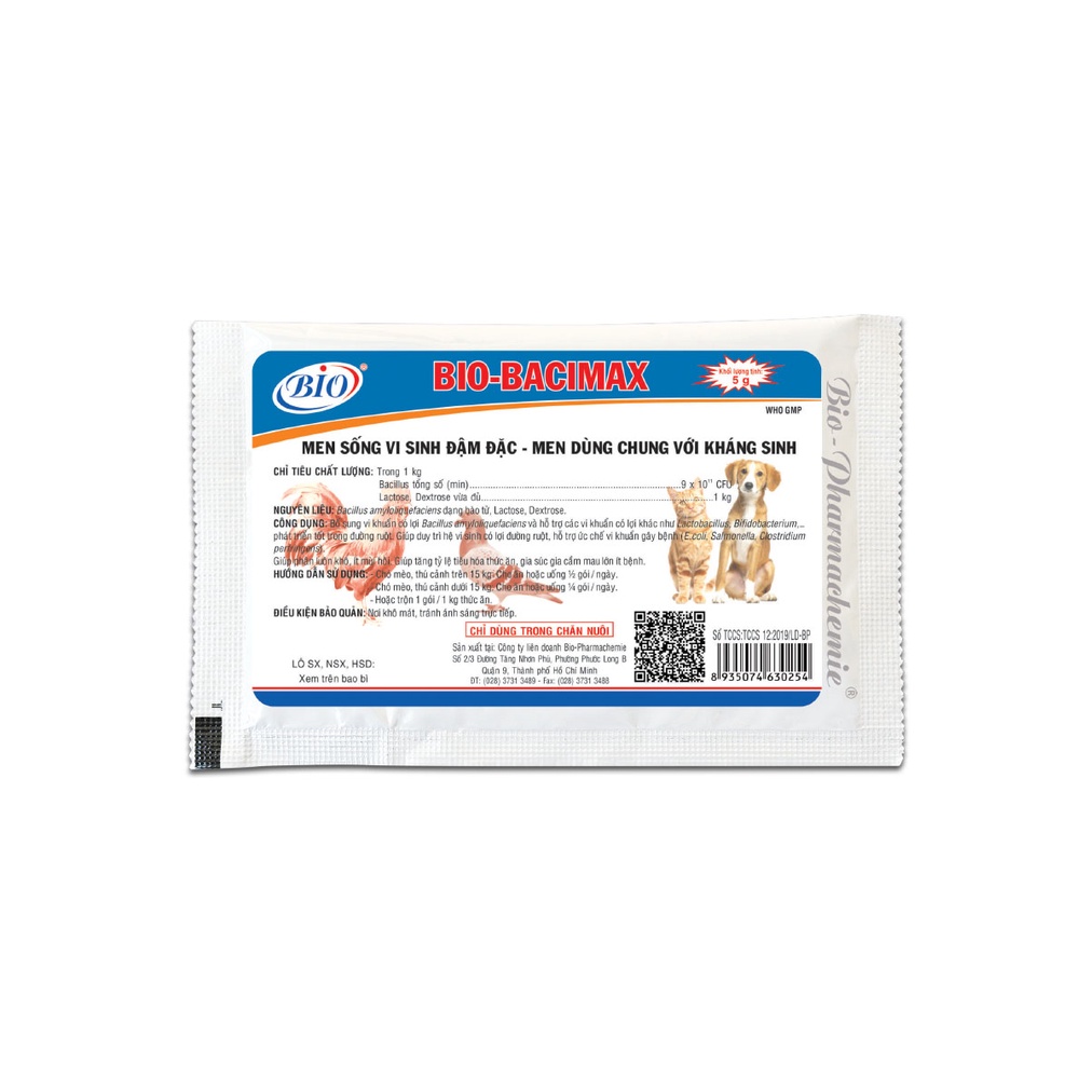 BIO BACIMAX GIẢM MÙI HÔI CỦA PHÂN, PHÂN RẮN DỄ DỌN CHO THÚ CƯNG CHÓ MÈO