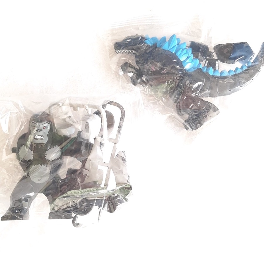 Đồ Chơi godzilla VS kong VS KING ghidorah