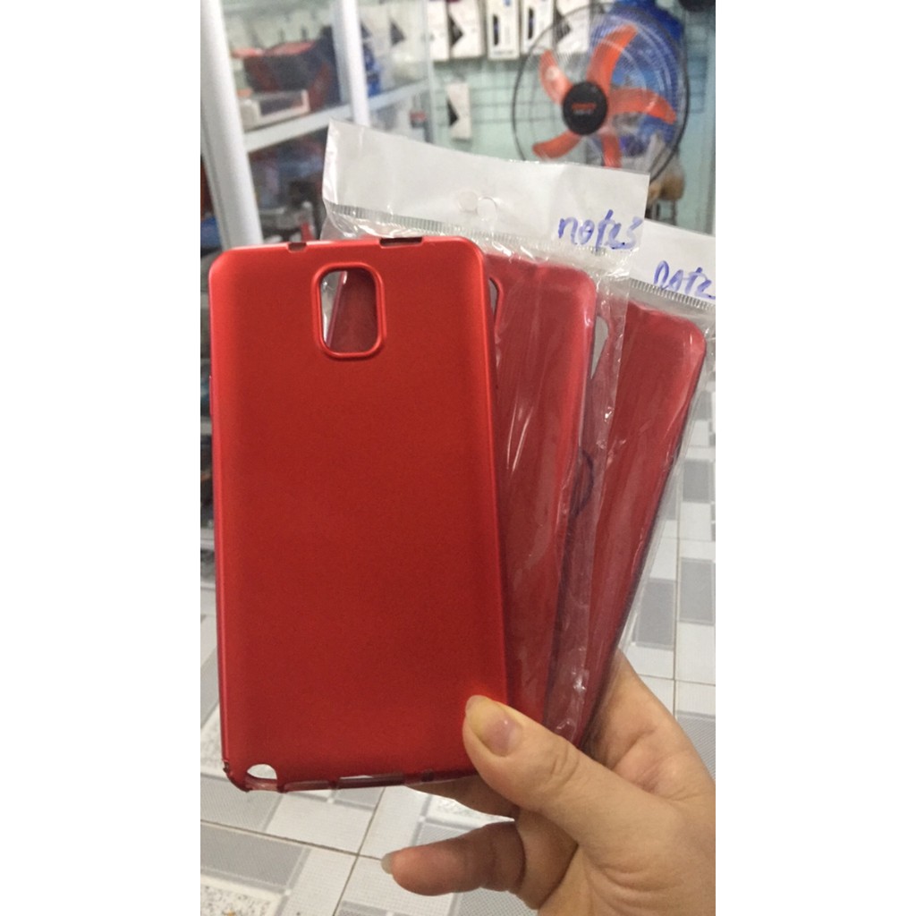 ốp dẻo đỏ nhung cho dòng samsung galaxy note 3 ..