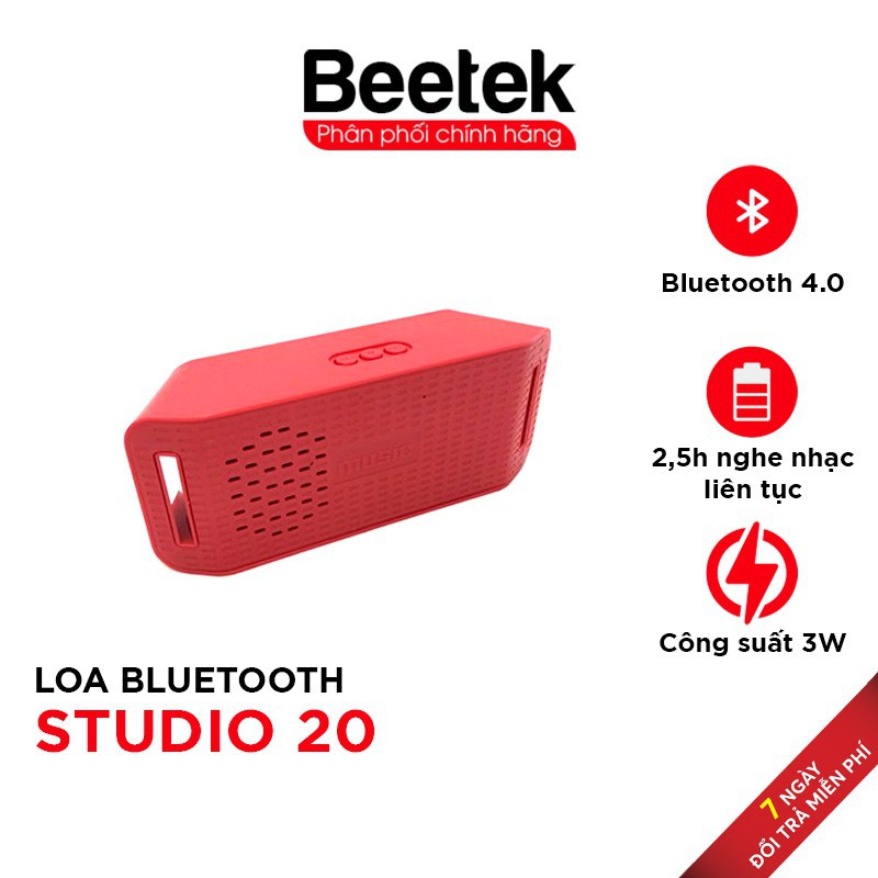 Loa Bluetooth Mini Cầm tay Studio 20 Nhỏ gọn, Thẻ nhớ, giá rẻ, Nghe nhạc