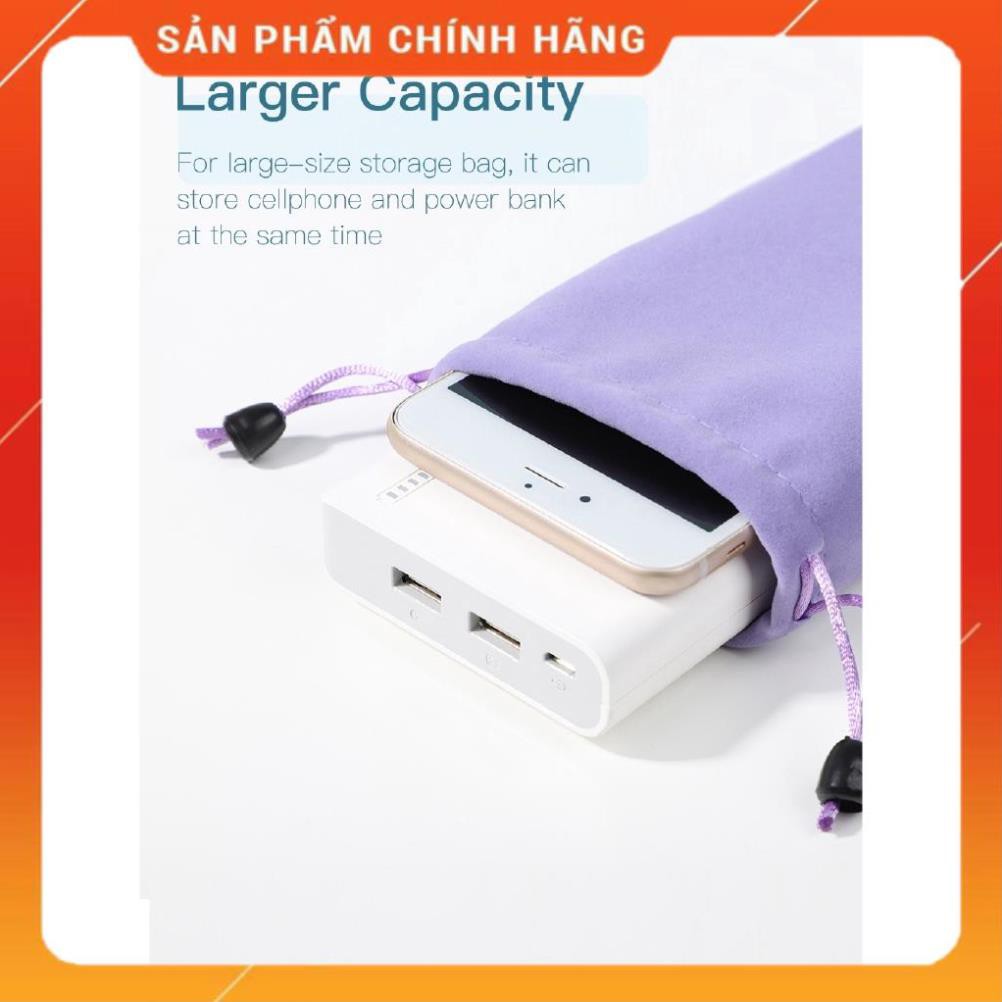 Túi Vải KUULAA Đựng Sạc Dự Phòng Và Cáp USB Chống Thấm Nước Cho iPhone Samsung Xiaomi Huawei