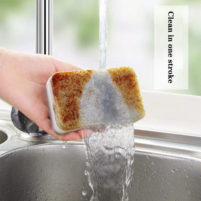Set 5 Miếng Bọt Biển Rửa Chén Ba Lớp Tiện Dụng